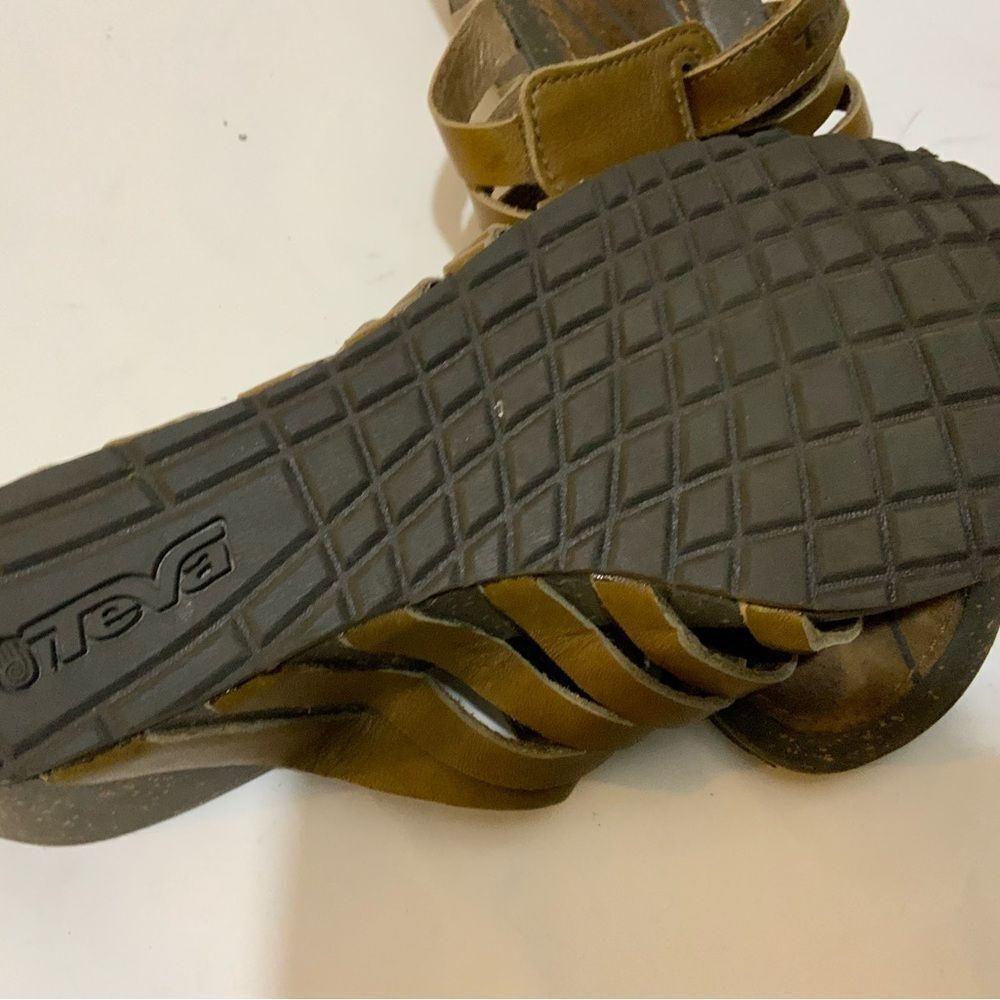 Teva Women's Cabrillo 3 Wedge Thong Sandals - Dark Earth, Women Size 6.5/37.5 - Picture 6 of 8